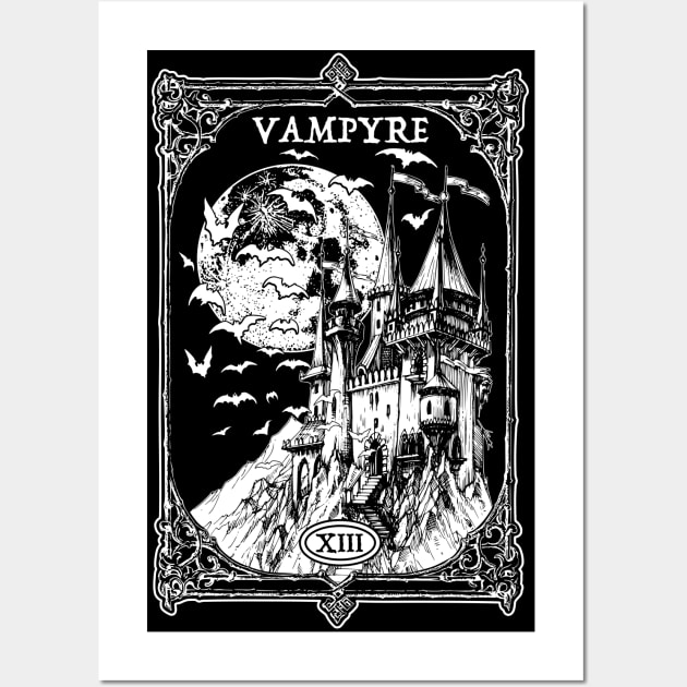 Vampire Castle Wall Art by RavenWake